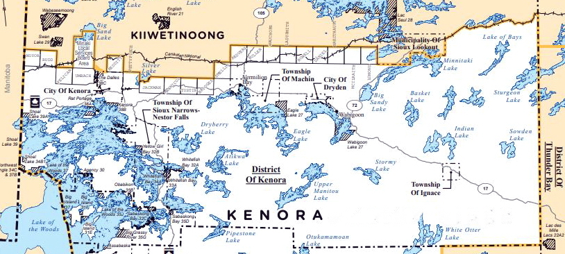 Kenora District Historical Pioneer Ancestor Settlement Maps